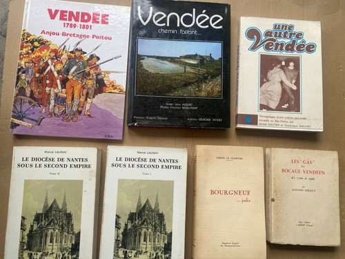 Lot livres vendée pays - livres,