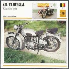 EDITO-SERVICE S A CLASSIC MOTORCYCLES-1953-GILLET-HERSTAL-500 & 400cc SPORT