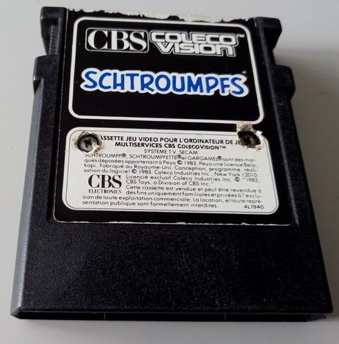 Cartouche jeu schtroumpfs - de, "schtroumpfs"