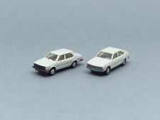 WIKING LOT 2 VOITURES VW PASSAT + JETTA GRIS CLAIR - ECHELLE H0 1/87