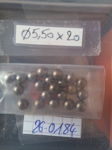 Lot billes précision - 20,