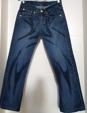 Vintage Bootcut Jeans Bleu