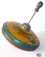 TOUPIE EN TÔLE LITHOGRAPHIÉE