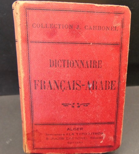 Dictionnaire francais arabe - dictionnaire, /