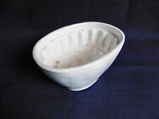 PETIT MOULE À DESSERT/GÂTEAU ANCIEN EN PORCELAINE VERNISSÉE PROBALBMENT ANGLAIS