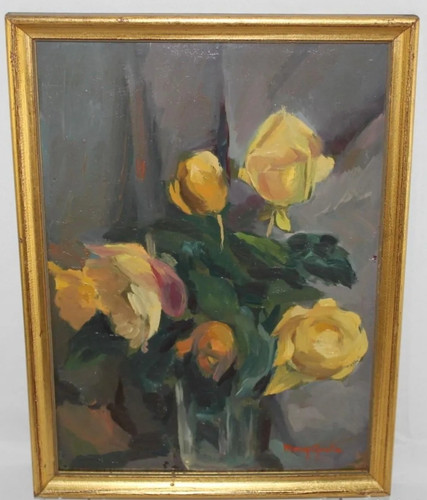 Tableau ancien huile - tableau,