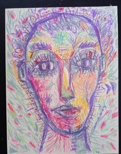 Tableau portrait visage homme - tableau,