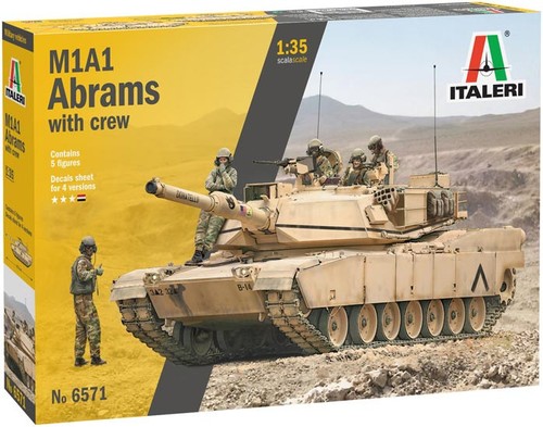 Italeri 6571 panzer m1a1 - italeri, 1:35