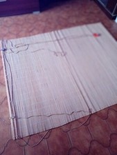 rideau roulant bambu beige