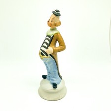 Clown Figurine Taiwan Unbranded Blue Pants Pot Belly Vintage Ceramic