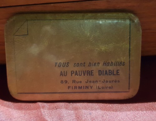 Miroir ancien publicitaire - miroir,