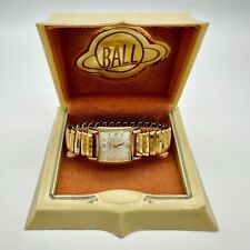Vintage Men's BALL Automatic 10k Gold Filled Swiss Watch w/ Box (NON WORKING)