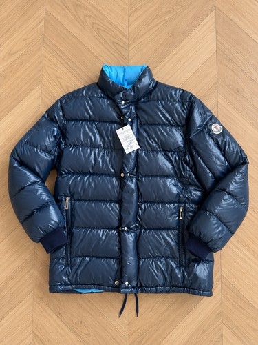 Moncler doudoune bleu marine - moncler,