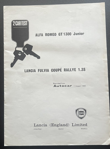 1969 lancia fulvia coupe - lancia,