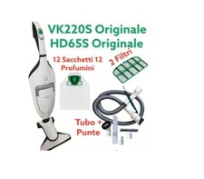 VORWERK KOBLIN VK 220 S ORIGINAL 13 TUBE BAGS VK220s HD65S WARRANTY 24M