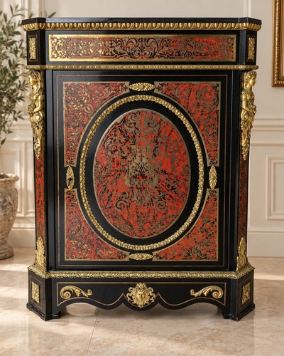 Meuble appui marqueterie - d'appui, en
