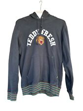 Teddy Fresh Hoodie Embroidered Bear Logo Black Sweatshirt  M Medium
