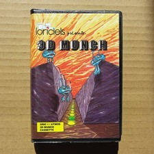 Jeu 3D MUNCH K7 Cassette Tape FR LORICIELS pour ordinateur ORIC 1 / ORIC ATMOS