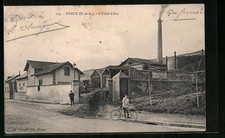 Old postcard Dreux, L'Usine à Gaz 1913 