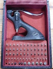 Vtg Seitz watchmakers jeweling tool near complete excellent condition j830