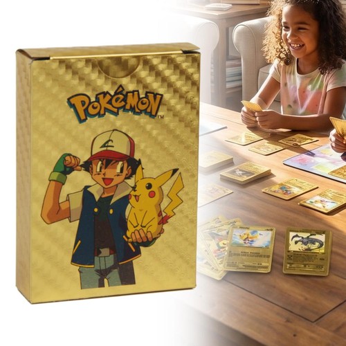 Cartes pokémon foil doré - cartes,