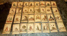 Jeu 32 cartes divinatoire Le livre du Destin Grimaud Paris-Anglais Français 1900