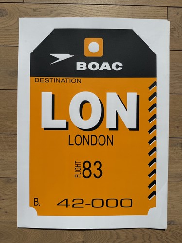 Graphic design poster luggage