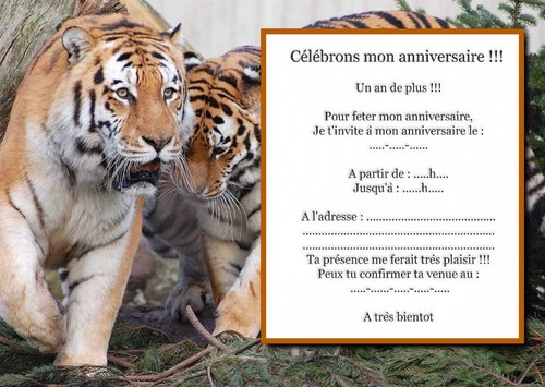 Cartes invitation - ou,