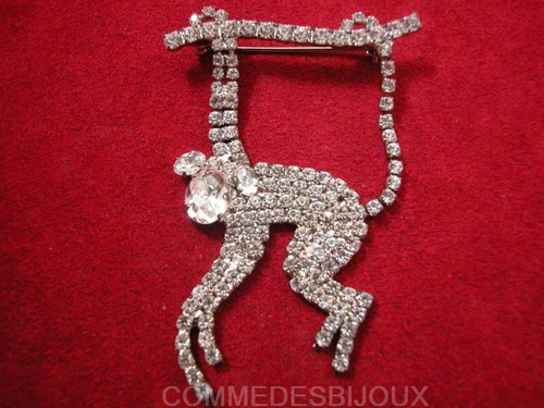 Broche vintage singe - vintage,
