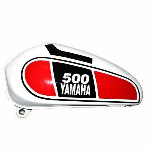 Yamaha 500 white red - white,