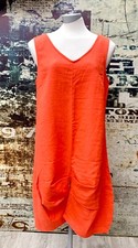 *KOKOMARINA Size: M Sleeveless Summer Linen Tunic/Dress (M1)