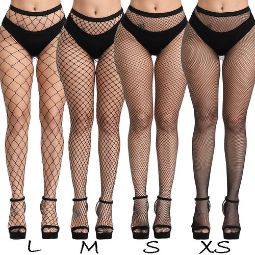 Femmes noir résille bas - noir,