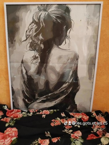 Poster mural portrait femme