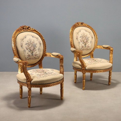 Fauteuils anciens style - fauteuils,