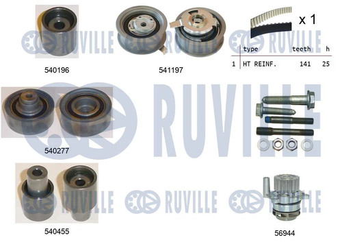 Kit distribution pompe a - distribution, +