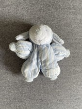 DOUDOU MOUTON BLANC BLEU RAYÉ