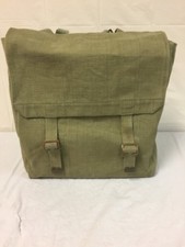 RARE BELGIAN Army Messenger Backpack ABL OVM 1951 13.25”Wx14”H VGC