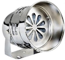 Sirène à turbine chromée