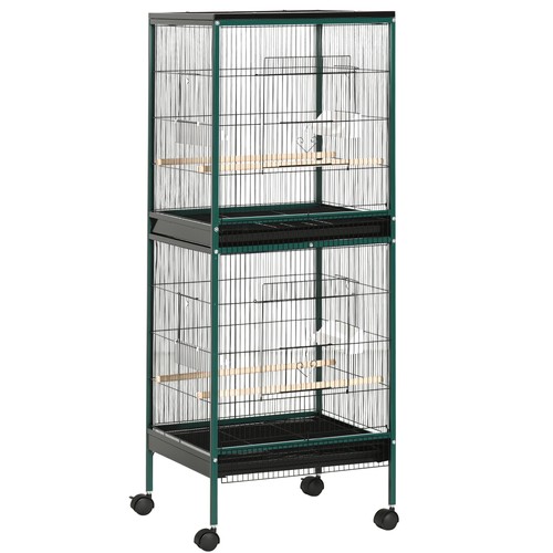 Pawhut cage pour oiseaux - pawhut, cage pour