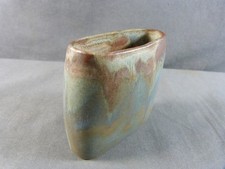 Small flat vase in flamed sandstone attributable to Gilbert METENIER circa 1920