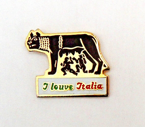 Pin louve italia rome - pin's, i