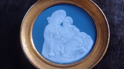 Plaque émaillée - , en