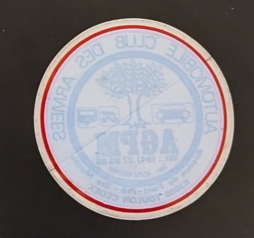Autocollant automobile club - automobile,