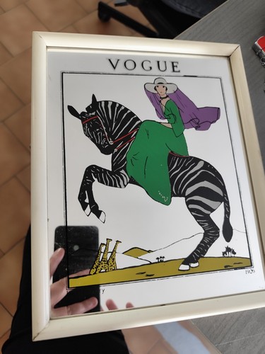 Miroir vintage vogue - miroir,