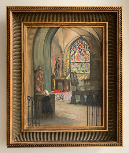 Ancienne peinture vue - ancienne,