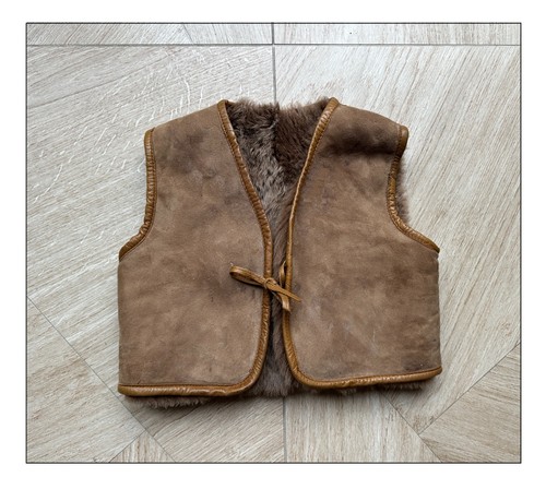 Gilet berger cuir shearling - berger,