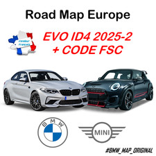 Mise à jour GPS Road Map BMW - MINI - Europe EVO 2025-2 ID4 avec code FSC