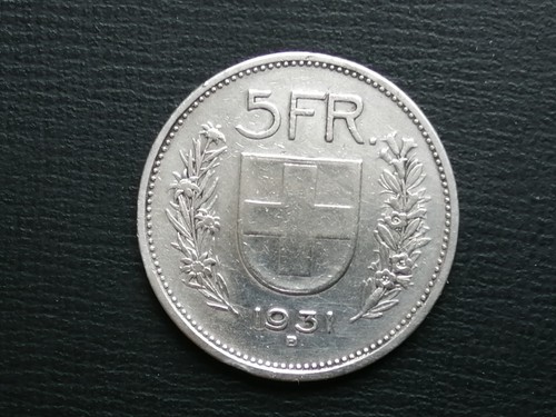 Suisse monnaie 5 francs - 5,