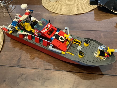 Lego city bateau pompier 7906 - city,