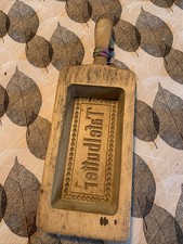 ANCIEN MOULE A BEURRE EN BOIS